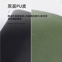 Portable Lychee Pattern PU Leather Cosmetic Brush Organizer Bag with Strap, Dustproof Travel Makeup Pouch