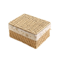 Woven Storage Basket for Desktop, Remote Control, Keys, and Sundries
