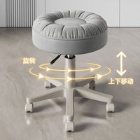 Adjustable Swivel Salon Stool with Wheels for Beauty, Hair, and Nail Technicians