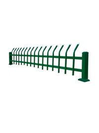 Galvanized Steel Garden Fence Panel for Lawn, Park, and Municipal Greenbelt Protection