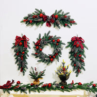 Christmas Wreath and Hanging Decor for Holiday Decoration
