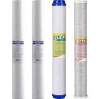 20-inch 3-Stage Commercial Water Vending Machine Filter Cartridge Set with PP Cotton, GAC, and CTO