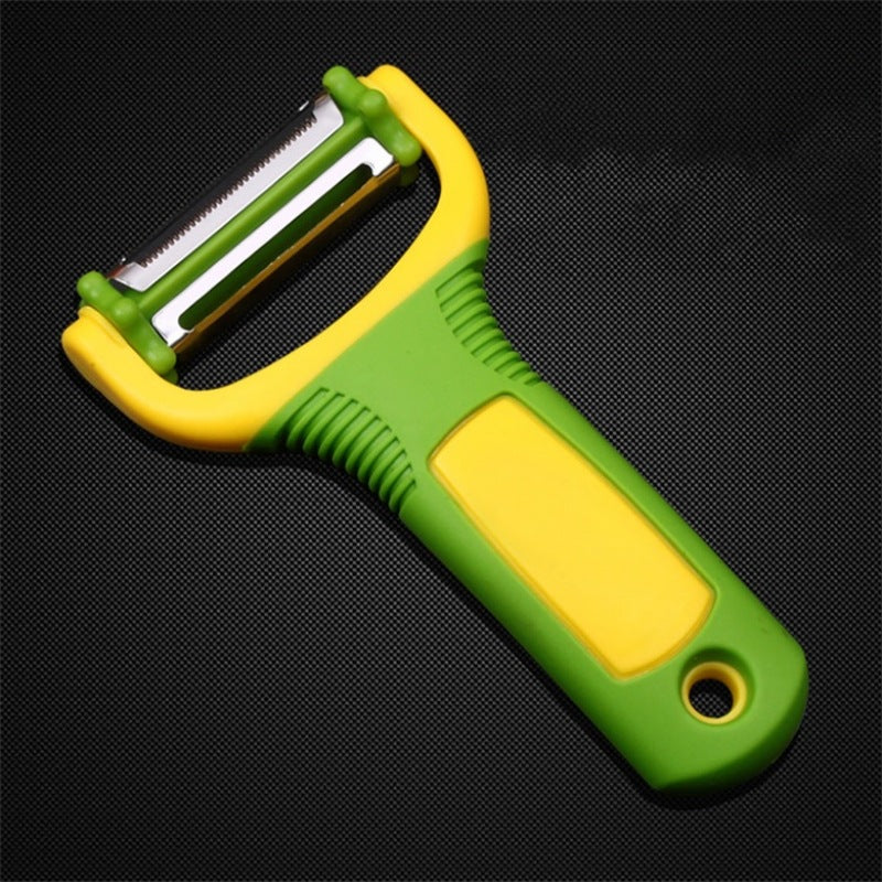 3-in-1 Rotating Stainless Steel Peeler for Fruits and Vegetables