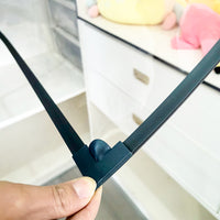 Ultra-Transparent PVC Dustproof Cabinet Curtain with Magnetic Strip for Bookcases and Cupboards