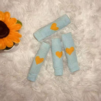 Pet Leg Warmers with Heart Pattern for Small Dogs - Anti-dirt & Warm Leg Sleeves
