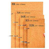 A4 Detachable Ring Sketchbook Thickened 8K Art Painting Children's Graffiti Handmade Marker Book