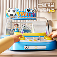 Kids' Tabletop Football Shooting Game Machine with Score Counter for Focus Training