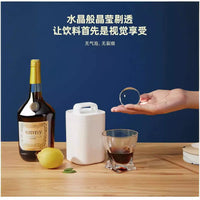 Clear Sphere Ice Mold for Whiskey & Cocktails - Bubble-Free Large Ice Ball Maker