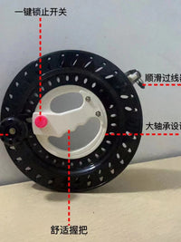 Large Bearing Kite Fishing Reel Hand-held Sea Fishing Line Winder