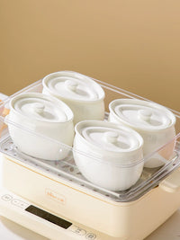 Ceramic Steaming Bowl for Rice Cooker, Stew Pot, or Egg Custard