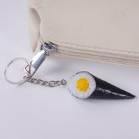 Realistic Japanese Sushi Food Model Keychain or Ornament - Salmon Roe, Crab Roe, Minced Meat Designs