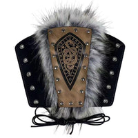 Medieval Knight Gauntlet Adjustable Arm Guard Cosplay Prop