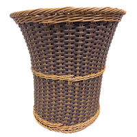 Rattan-Style Woven Laundry Hamper for Bathroom and Hotel Guest Rooms
