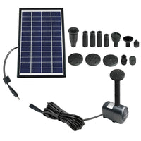 Solar Powered Fountain Pump Kit for Garden Pond Water Feature, Resin Crafts Compatible