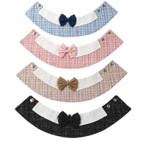 Tanpopo Striped Cartoon Pet Bandana with Bowtie for Dogs