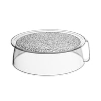 Microwave Food Cover Stackable Splatter Guard with Steam Vent