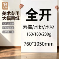 Sketch Paper for Artists, 160g/180g Drawing Paper for Pencils and Sketches, Large Format Art Paper