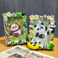 DIY Panda Photo Frame Kit for Kids - Cream Glue Handmade Craft Set