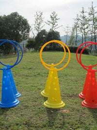 Water-Fillable Soccer Corner Flag Base for Artificial Turf & Outdoor Fields