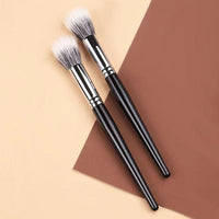 Duo-Fiber Stippling Blush Brush for Seamless Makeup Application