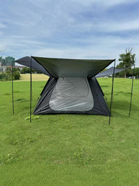 Automatic Pop-Up Car Tailgate Tent for Camping, Sunshade, Rainproof, Mosquito Net, Double Layer Oxford Cloth
