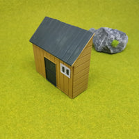 Miniature Military Building Model for Dioramas and Dollhouses