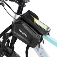 Waterproof Bicycle Top Tube Bag Mountain Bike Front Frame Phone Pouch Cycling Gear