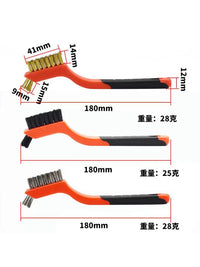 Kitchen Gas Stove Wire Brush Cleaning Set for Range Hood and Crevice Cleaning