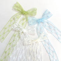 Embroidered Lace Mesh Ribbon for DIY Crafts, Hair Accessories, and Gift Wrapping