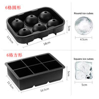 Silicone Ice Cube and Sphere Mold Set for Whiskey and Cocktails