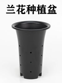 Orchid Pot with Drainage Holes, Tall Plastic Planter for Orchids, Breathable Design