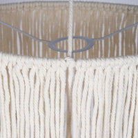 Bohemian Macrame Woven Cotton Rope Lampshade for Pendant Light, Restaurant Bar, Hotel Decor