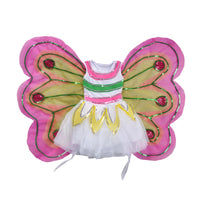 Kids' Butterfly Dance Costume for Girls - Yellow Tulle Performance Dress