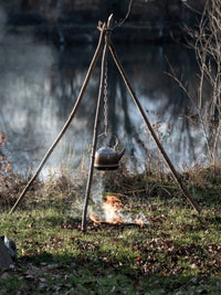 Portable Campfire Tripod Pot Stand for Outdoor Cooking