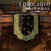 Luxury Cotton Linen Table Runner with Tassels for Dining Table, Cabinet, or TV Stand