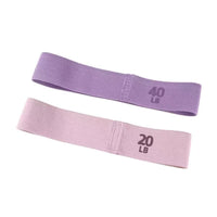 Fabric Resistance Bands Set for Yoga, Pilates, and Strength Training - Non-Slip Hip and Leg Exercise Loops