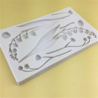 Lily of the Valley Silicone Mold for Cake Decorating, Chocolate, Fondant, Resin, Plaster, Clay Crafts