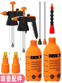 Manual Pressure Sprayer Accessories for Watering Cans - Nozzles, Spray Heads, and Extension Wands