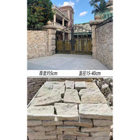 Irregular Cracked Ice Pattern Stone Pieces for Landscaping and Wall Cladding
