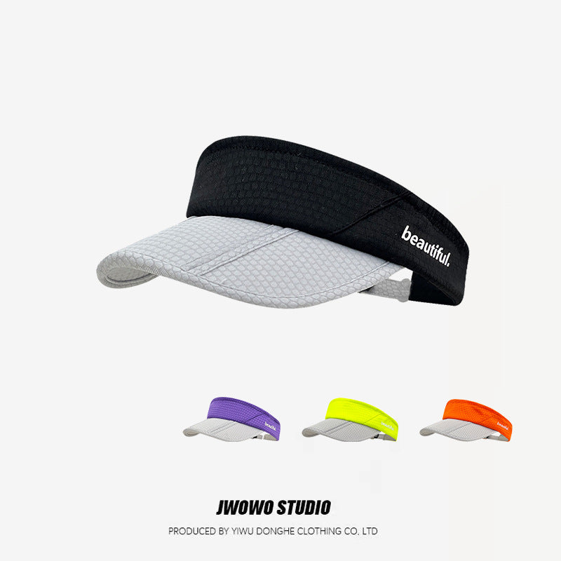 Quick-Dry Foldable Sun Visor for Outdoor Sports, Running, and Tennis
