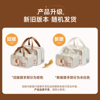 Large Capacity PVC Waterproof Cosmetic Bag Portable Travel Toiletry Organizer with Handle