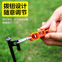 Outdoor Camping Tent Wind Rope Pulley Adjuster with Reflective Cord and Hanging Light Lift