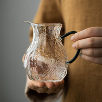 Chinese Style Heat-Resistant Hammered Glass Gongdao Bei Fairness Cup for Kung Fu Tea Ceremony