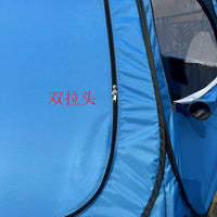 Hexagonal Pop-Up Camping Tent with Panoramic View, Sun Protection, and Insect Net