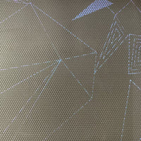 900D Polyester Oxford Fabric with Printed PU Coating for Bags and Mats, Waterproof