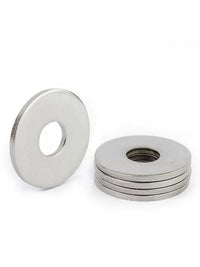 304 Stainless Steel Flat Washers Assortment Kit, M2.5 to M36, Thickened Metal Gaskets for Screws and Bolts