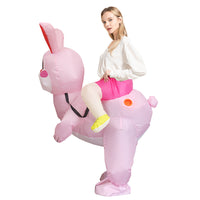 Easter Bunny Inflatable Costume for Adults - Outdoor Family Fun, Party & Performance Wear