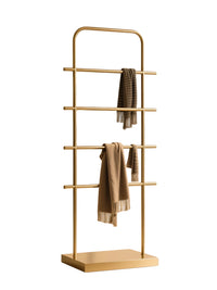 Multi-Layer Scarf and Fabric Display Rack for Retail Stores