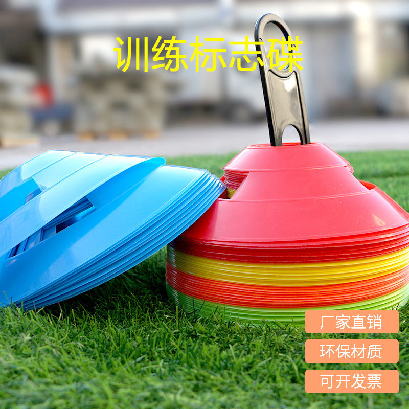 Windproof Hollow Round Marker Cones, Thickened Soccer Training Disc Cones, Obstacle Markers