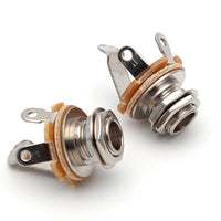 6.35mm Mono Jack Socket for Electric Guitar Bass, Copper Output Jack